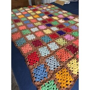 Vintage? Crotchet Throw Blanket Afghan